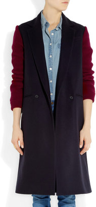 Sophie Hulme Contrast-sleeved wool coat