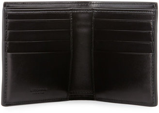 Bottega Veneta Sculpito Leather Wallet, Black
