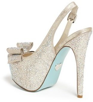 Betsey Johnson Blue by 'Toast' Pump