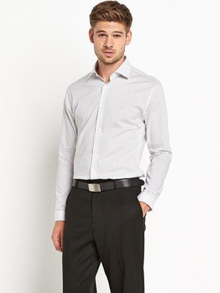 Calvin Klein Mens Geo Pattern Long Sleeve Shirt
