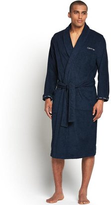 Calvin Klein Mens Robe - Navy