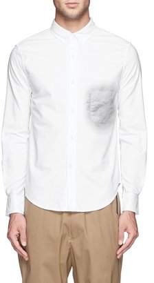 Band Of Outsiders Patch pocket print Oxford shirt