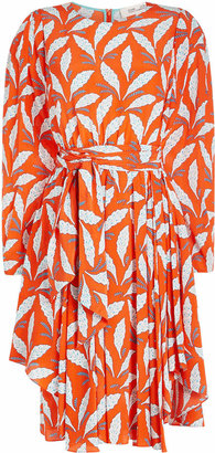 Diane von Furstenberg Printed Silk Dress