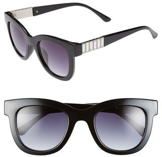Fantas-Eyes Fantas Eyes FE NY 51mm Crystal Embellished Retro Sunglasses