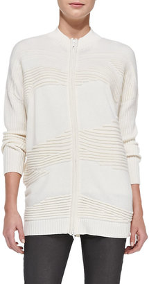 Lafayette 148 New York Oversized Abstract Cloud Cardigan