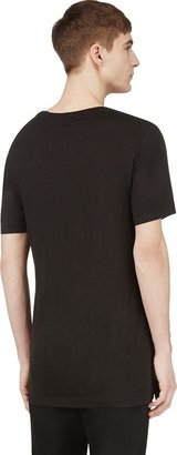 BLK DNM Black Overlong T-Shirt