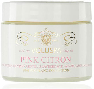 Voluspa Maison Blanc Votive in Cosmetic Jar Candle Pink Citron