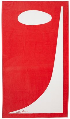 Matouk Lulu Dk for Abstractions Beach Towel - Coral
