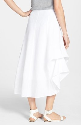 Eileen Fisher A-Line Linen Skirt (Regular & Petite)