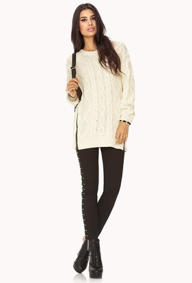 Forever 21 favorite cable knit sweater
