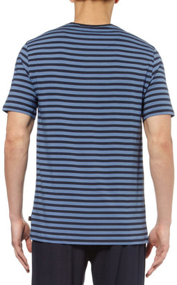 Derek Rose Dylan Striped Stretch-Micro Modal T-Shirt