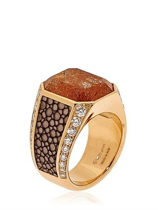 Ferragamo Jewels - Galuchat Fine Jewellery Collection Ring