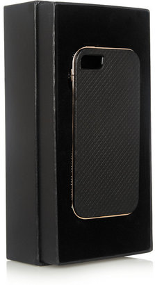 Finds + Lily Kwong The Charlotte rose gold-plated leather iPhone 5 case