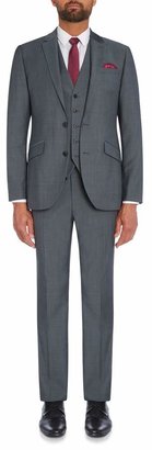 Kenneth Cole Men's Byram denim twill travel suit trousers