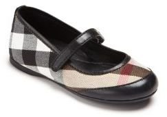 Burberry Toddler's Check Mary Janes