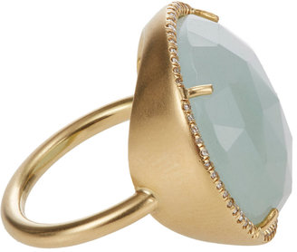 Irene Neuwirth Aquamarine & Gold Ring