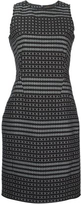 Agnona patterned fitted knit dress