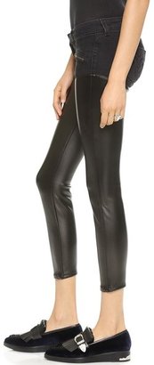 Siwy Vivienne Paneled Slim Crop Pants