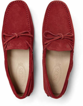 Tod's Gommino Suede Driving Shoes