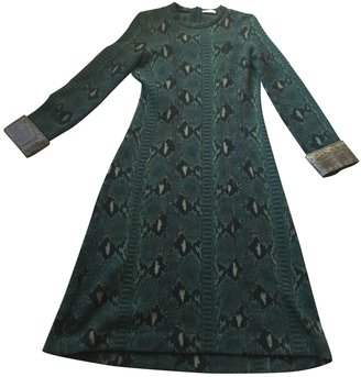 Chloé Green Wool Dress