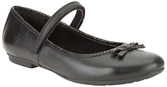 Clarks Kimberly Sky Leather Shoes, Black