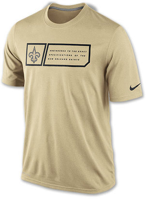 Nike Men's New Orleans Saints NFL Legend Jock Tag T-Shirt