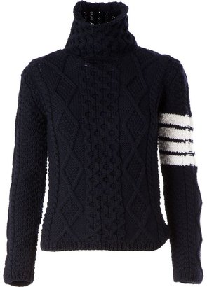 Thom Browne cable knit jumper