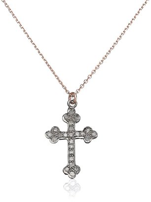 Laura Lee Jewellery Diamond Silver Cross Necklace