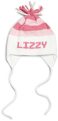 MJK Knits Personalized Infant's, Toddler's & Little Kid's Striped Cotton Name Hat