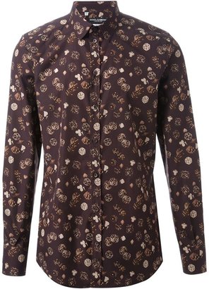 Dolce & Gabbana dice and card suits printed shirt