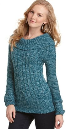 Love Change Sweater, Long Sleeve Wide Ribbed Boatneck