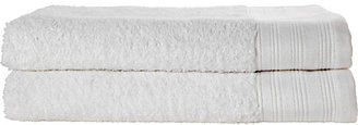 ColourMatch Pair of Extra Large Bath Towels - Super White