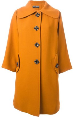 Dolce & Gabbana embellished button coat