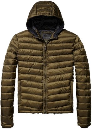Scotch & Soda Quilted Hooded Jacket
