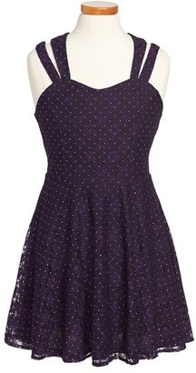 Sally Miller Couture Lace Skater Dress (Big Girls)
