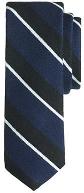 J.Crew English wool-silk tie in mixed stripe