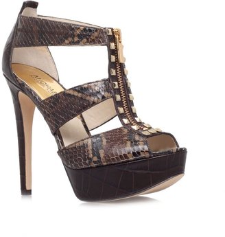 Michael Kors Studded berkley heeled court shoes