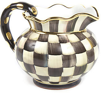 Mackenzie Childs Courtly Check Fluted Pitcher