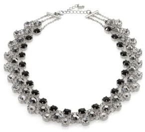 ABS by Allen Schwartz Faceted Triple-Row Necklace