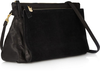 Clare Vivier Gosee leather and suede shoulder bag
