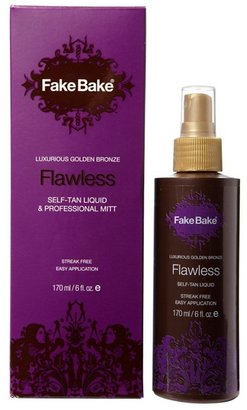 Fake Bake 'Flawless' self tan liquid and professional mitt 170ml