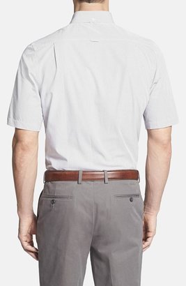 Nordstrom Regular Fit Check Short Sleeve Sport Shirt