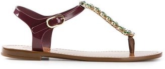 Dolce & Gabbana embellished strap sandals