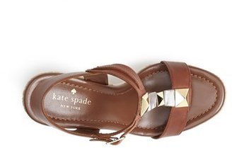 Kate Spade 'luxe' Platform Espadrille Sandal