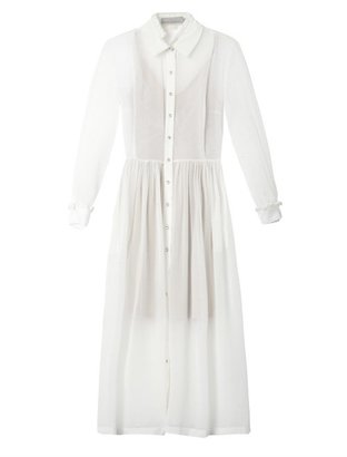Preen by Thornton Bregazzi Barton silk-georgette sheer dress