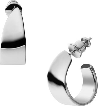 Skagen Classic silver stainless steel earrings