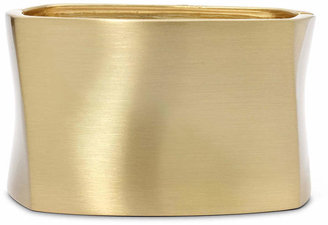 Bold Elements Gold-Tone Square Hinged Bracelet