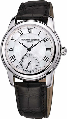 Frederique Constant Women's Steel Fc-710Mc4H6 Classic Stainless And Leather Unisex Watch