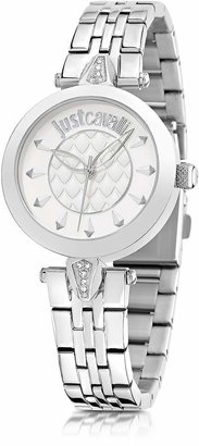 Just Cavalli Just Florence Silver Tone Stainless Steel Women's Watch