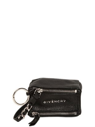 Givenchy Grained Leather Coin Key Holder